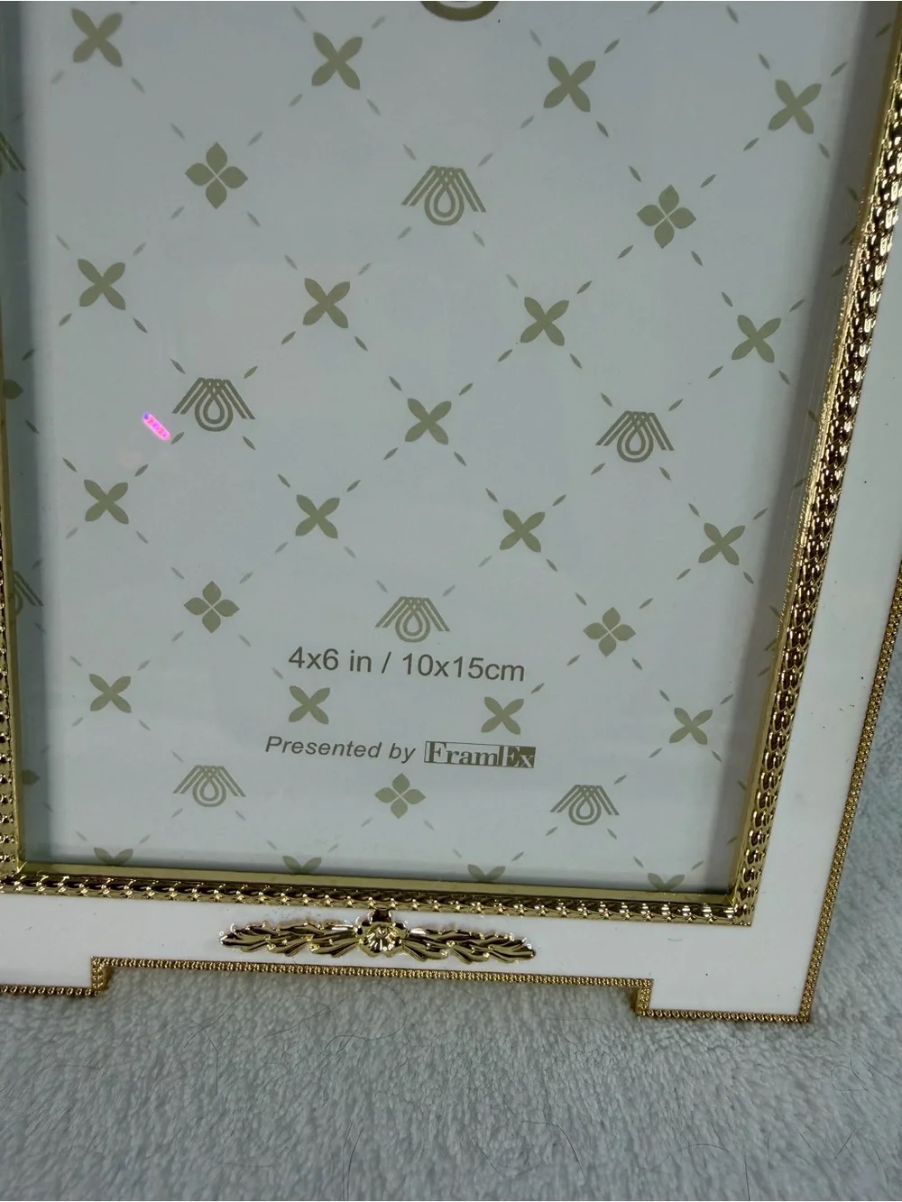 Silver Ornate Oval Photo Frame